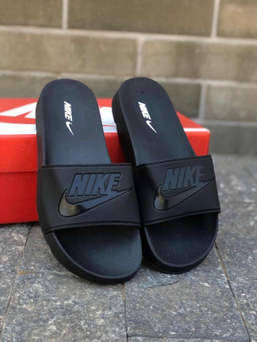 Chinelo Slides Nike Preto Modelo Sandália Unissex Premium