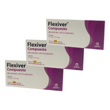 Flexiver Meloxicam, Metocarbamol 3 Caja Con 20 Capsulas C/u 