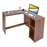Furniturer Computer Desk Home Office Writing Corner Gaming T