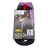 Cabo Microfone Santo Ângelo Ninja Lwb 20ft 6,10m Xlr M Xlr F