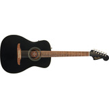 Guitarra Fender Acustica Joe Strummer Matte Black 