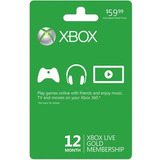 Membresia Gold Xbox (12 Meses)