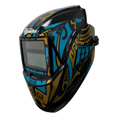 Careta Electrónica Para Soldar Automática Infra Eclipse Maya Color Gris | Envío gratis