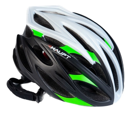 Casco Bicicleta Ciclismo Haupt C/regulador Color Verde Talle L