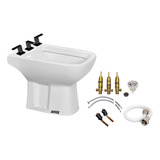 Combo Bidet Amalfi 3 Agu + Griferia Bidet Convencional Negro