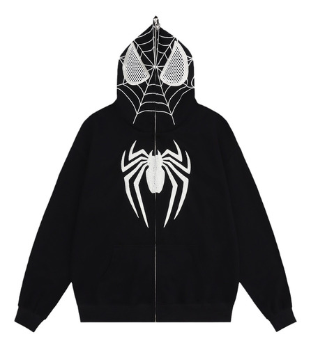 Sudadera Con Capucha Y Estampado De Hombre Araña Con Diseño