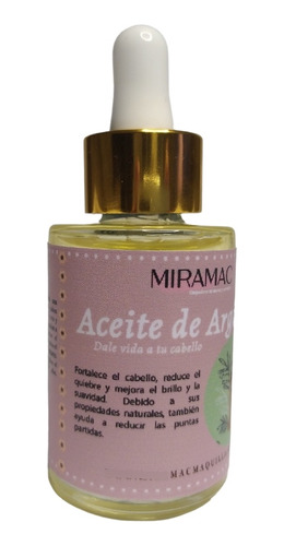 Aceite De Argán Puro Cabello - mL a $1533