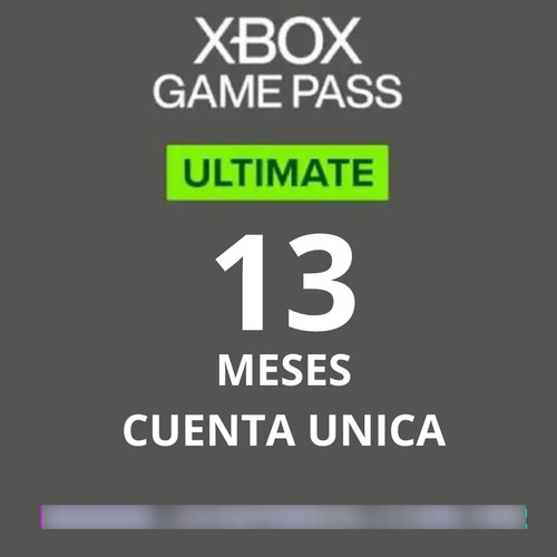 Game Pass Ultimate 12 Meses ( + 1 De Regalo )