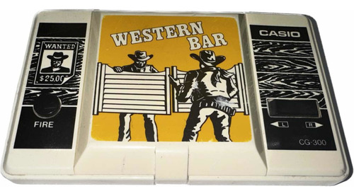 Juego De Mano Casio Western Bar Incl (cg-300) Funcional 1984