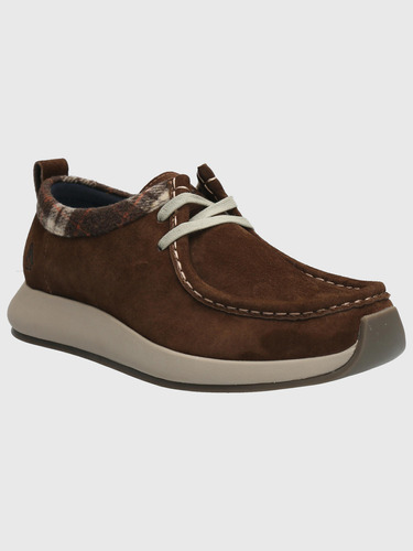 Zapato Cuero Hombre Icon Café Hush Puppies