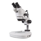 Microscopio Estereoscopio 7x-45x Binocular Placa Eletronica Cor Branco 110v/220v