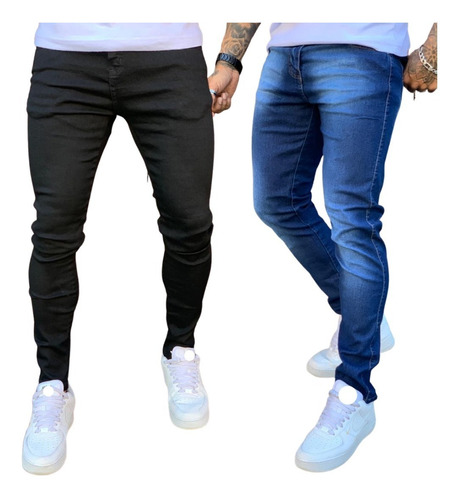 Kit 2 Calças Jeans Skinny À Pronta Entrega Linha Premium