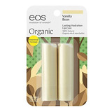 Eos 2 Piezas Orgánica Lip Balm Stick, Vainilla, 0,28 Onza