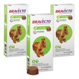 Bravecto Antipulgas Cães De 10 A 20kg Promoção Kit C/03 Uni.