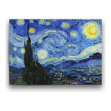 Póster Papel Fotográfico Van Gogh Noche Estrellada 60x80