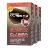 Just For Men Control Gx Barba Shampoo Desvanecedor 3-pack 