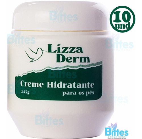 10 Creme Hidratante Lizza Derm Suave Fragrance Atacado