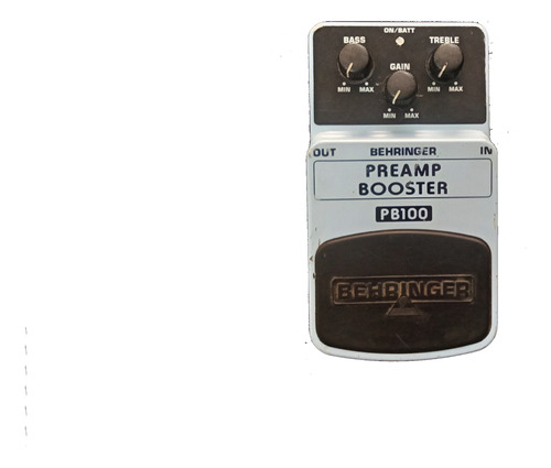 Pedal Behringer Preamp Booster Pb100