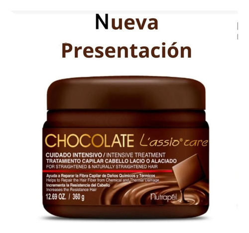 Nutrapel Tratamiento Intensivo Lassio Chocolate 360 Gr 