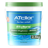 Atcllor Multi 3 Em 1 Cloro Estabilizado Piscinas Balde 2,5kg