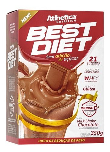 Best Diet Milkshake 350g - Atlhetica Nutrition