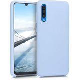 Funda Para Samsung Galaxy A50, Celeste/silicona/delgada