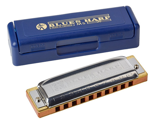 Armonica Hohner Blues Harp C/estuche En Mi E