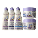 Kit Arvensis Infantil Cachinho Sh Cond Ativ Creme 2x1 Geleia