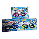 Goggles Lente Acuático Gogles Natación Niño Paq/3 Pzs Colore