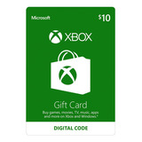 Cartão Xbox Live Usa U$ 10 Dólares Gift Card Americano Usa