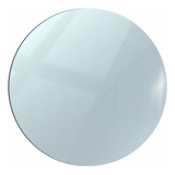 Espelho Multiuso Lapidado Pendurador Led Branco 80cm Redondo