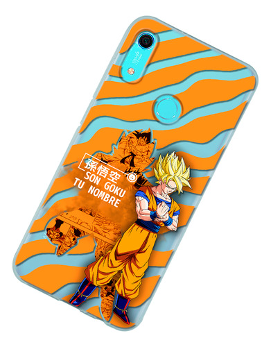 Funda Para Huawei Dragon Ball Z Goku Ssj Con Personalizacion