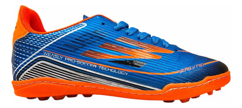 Tenis Futbol Rápido Fut7 Weasley Rey Naranja F 150 Cosido | Envío gratis