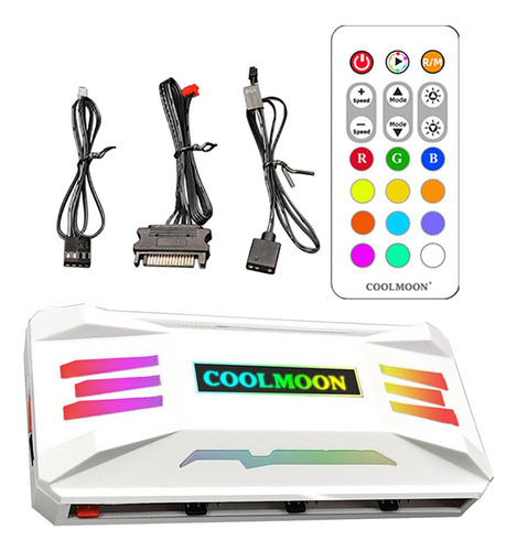 Controlador Rgb Ventilador De Refrigeración 4pin Pwm 3pin