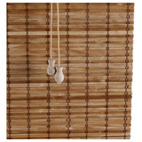 Persiana Romana Bambu Block 120larg X 160alt Natural