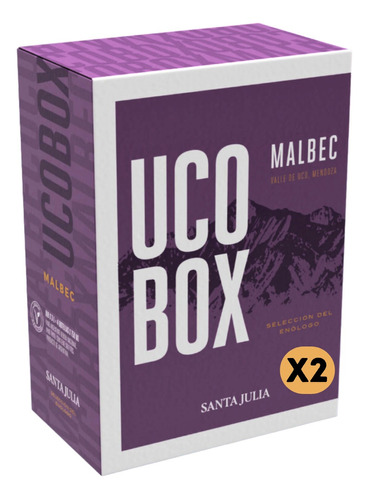 Vino Santa Julia Uco Box Malbec Bag In Box 2x3000ml