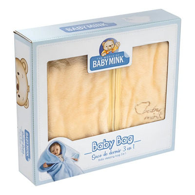 Cobertor, Saco De Dormir Y Abrigo - 3 En 1 - Liso Color Amarillo Baby Bag Liso | Envío gratis