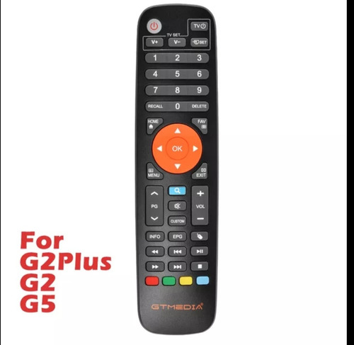 Control Remoto Para Decodificador Gt Media G2 G2plus Y G5