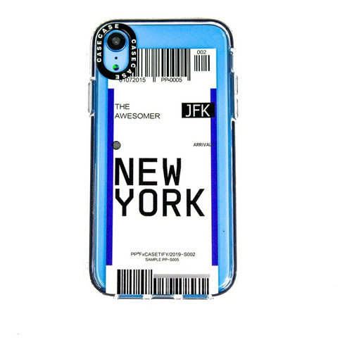Funda Protector Ticket New York Para iPhone XR