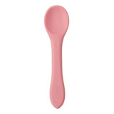 Colher Em Silicone Rosa Flexivel E Supermacia 15643 - Buba