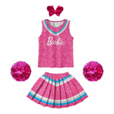 La Película Barbie Skirt Kids Halloween Cos Cheerleader Dt48
