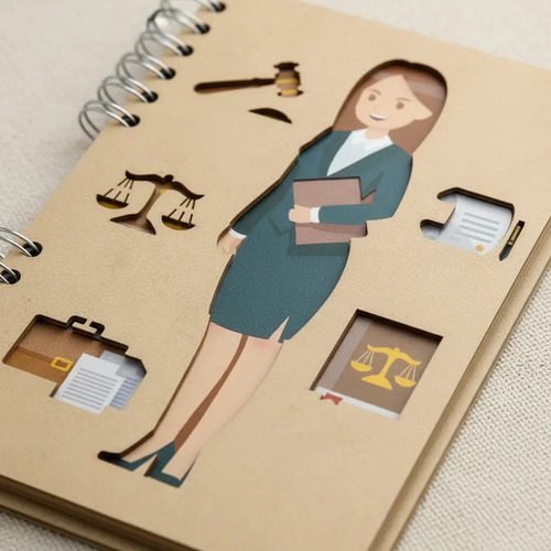 Libreta Personalizada Regalo Ecológico Abogada Abogacía