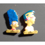 Lote De 2 Muñequitos Chocolatin Jack Los Simpsons 2016