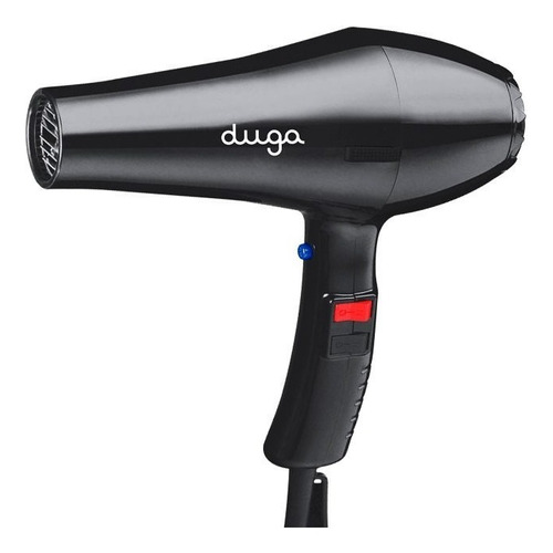 Secador De Pelo Duga D3600 Negro 220v