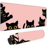 Pink Cats Cute Kawaii Mouse Pad Alfombrilla De Escritorio...