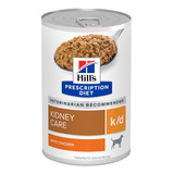 Alimento Hill's Prescription Diet Kidney Care Canine K/d Para Perro Adulto Sabor Pollo En Lata De 370g