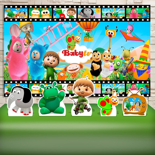 Painel De Festa Infantil Baby Tv + Display Rubi