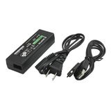 Adaptador Corriente 2 En 1 Para Ps Vita Y Psp Go Cargador