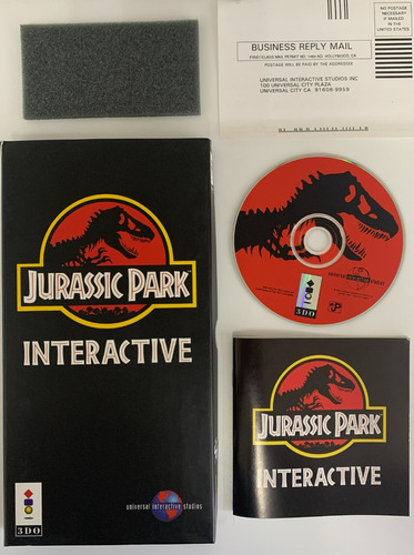 Jurassic Park 3do Jogo 100% Original Completo Raro Panasonic
