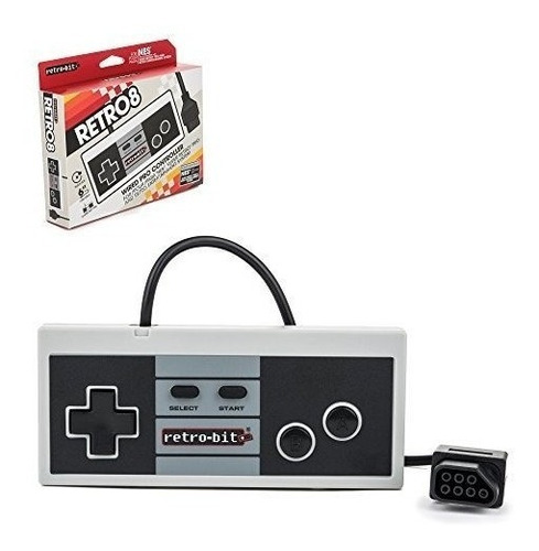 Retrobit Nes Controlador Con Cable 8bit Color Clasico Retrob